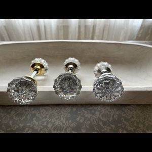 Vintage Crystal Door Knobs